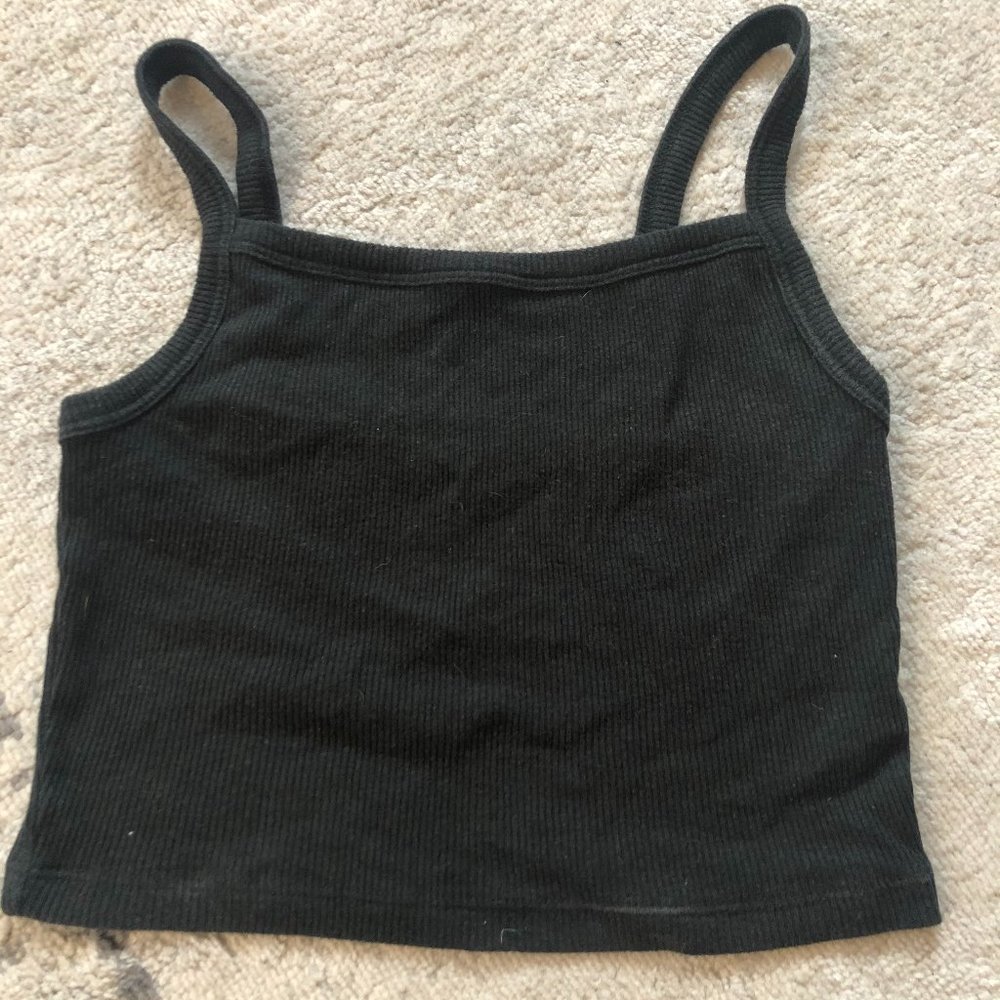 Urban Outfitters small black crop top